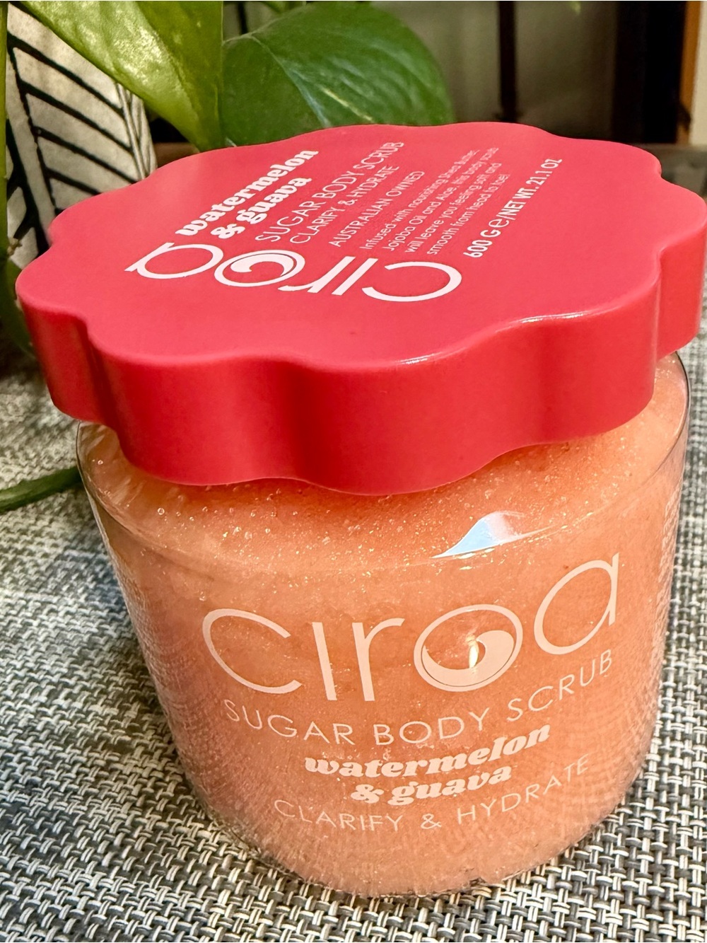Ciroa Brand New🍉Sugar Body Scrub - Watermelon & Guava (Pink)